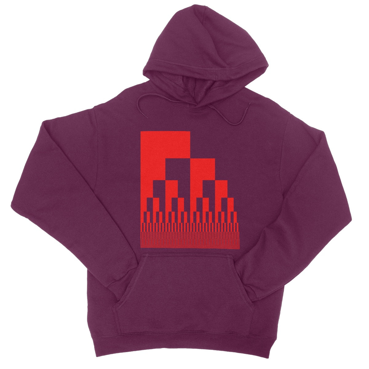 Binary Cascade, Red College Hoodie