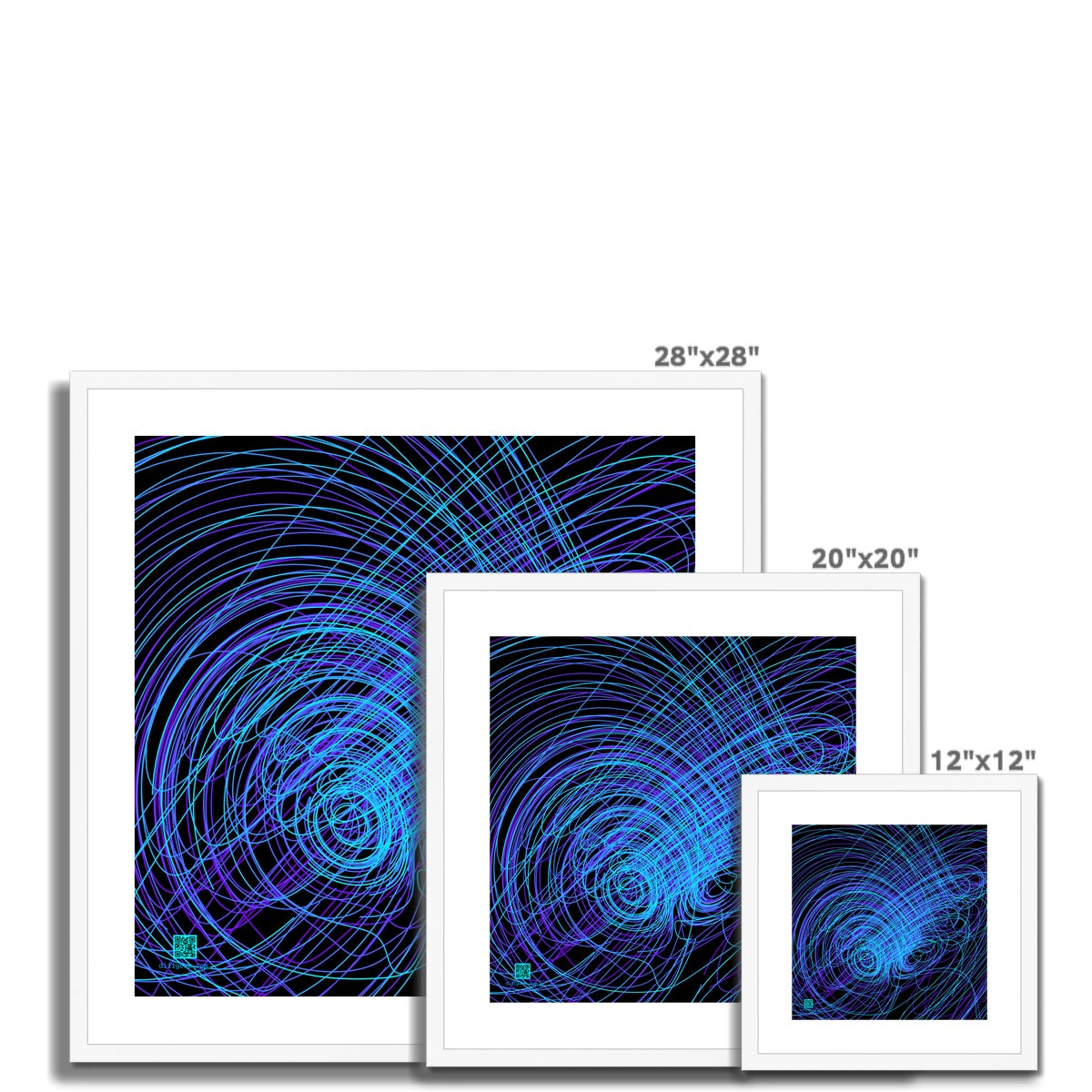 Lorenz Attractor, Cool Framed & Mounted Print