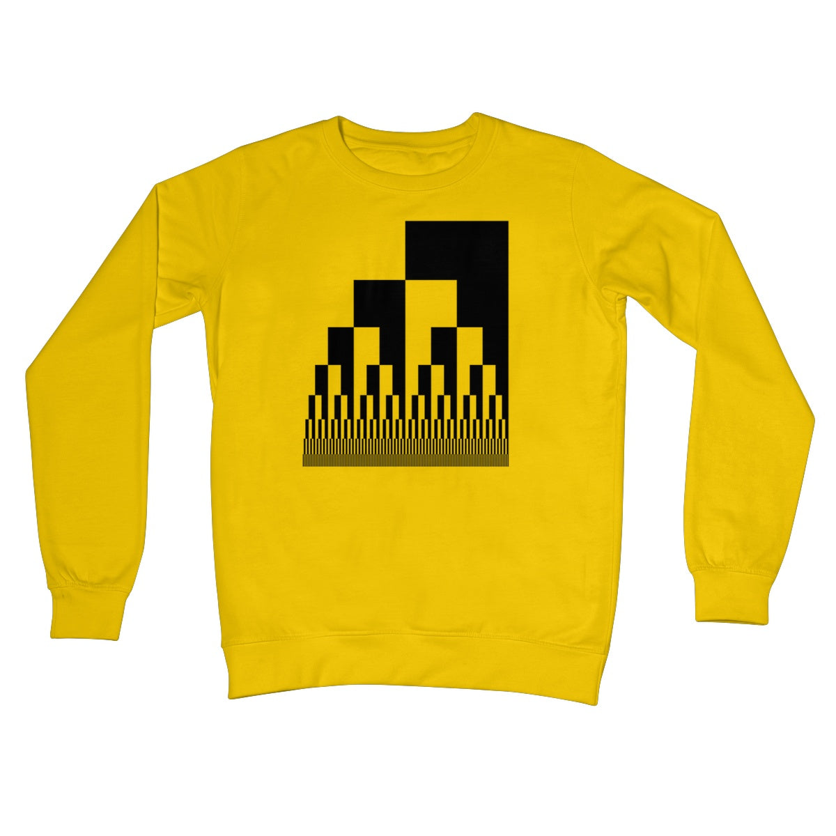 Binary Cascade Crew Neck Sweatshirt