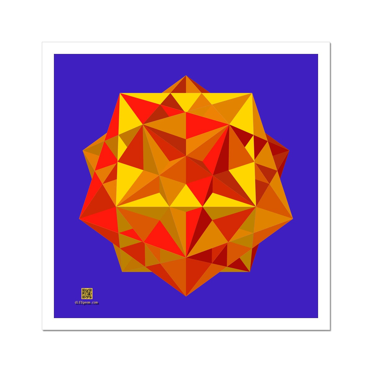 Five Cubes, Autumn Hahnemühle German Etching Print
