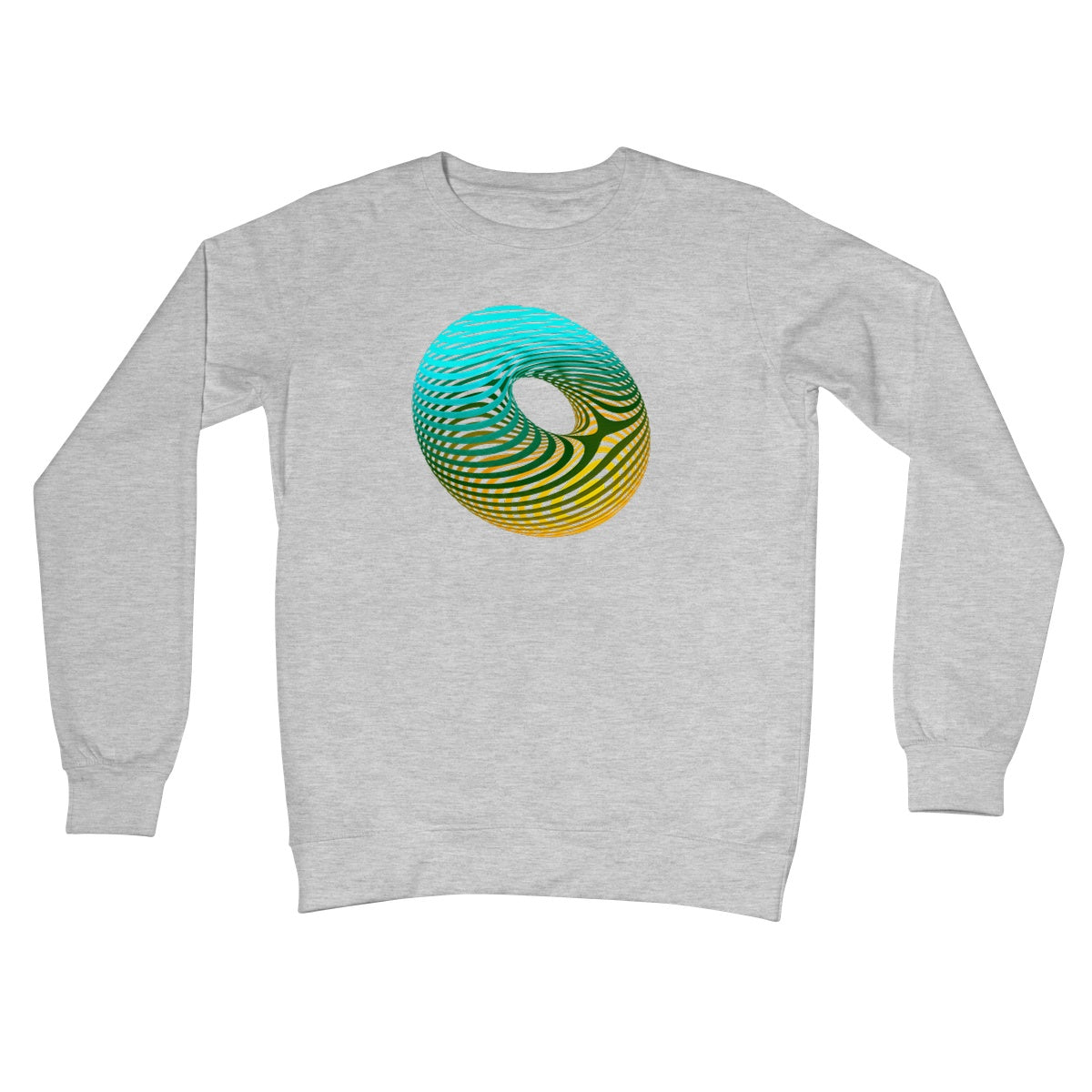 Morse Theory, Oblique Crew Neck Sweatshirt