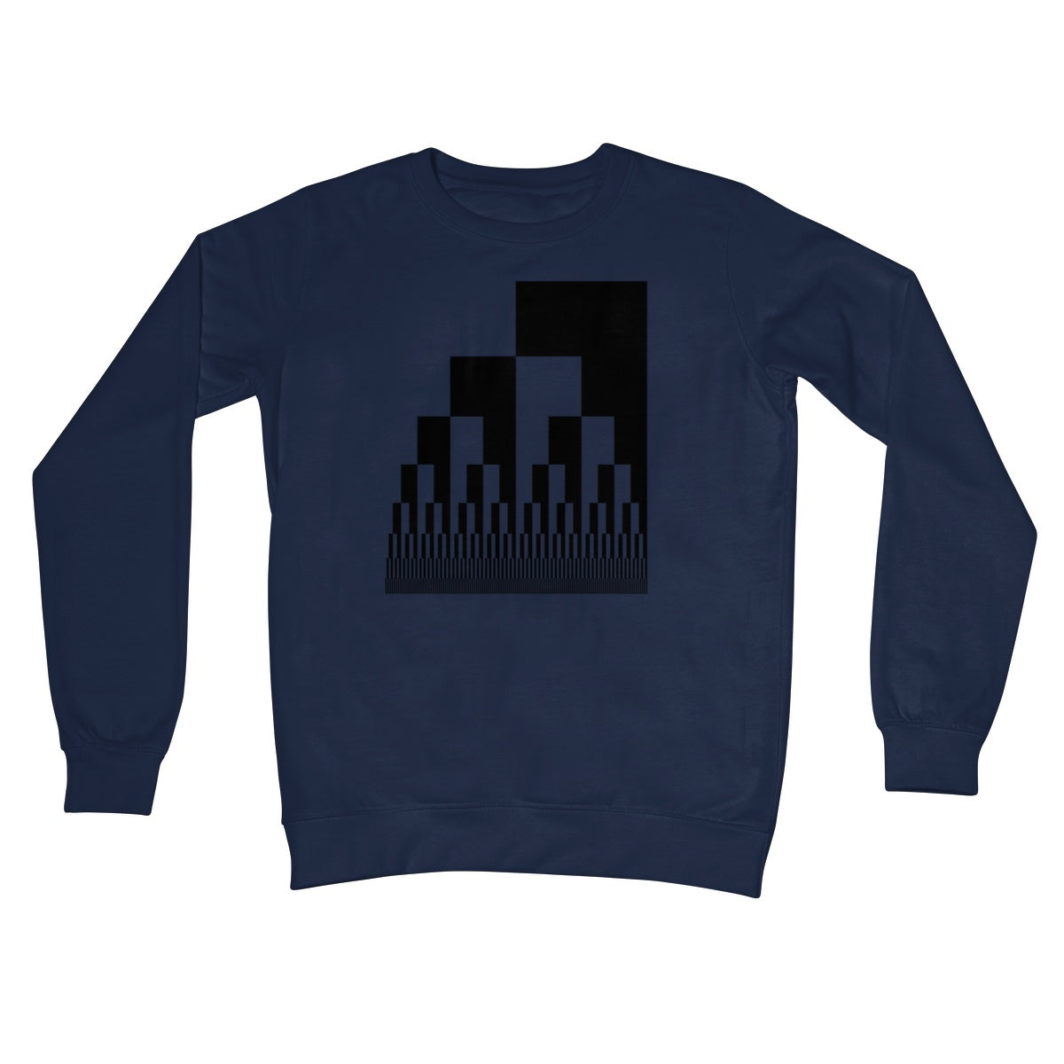 Binary Cascade Crew Neck Sweatshirt