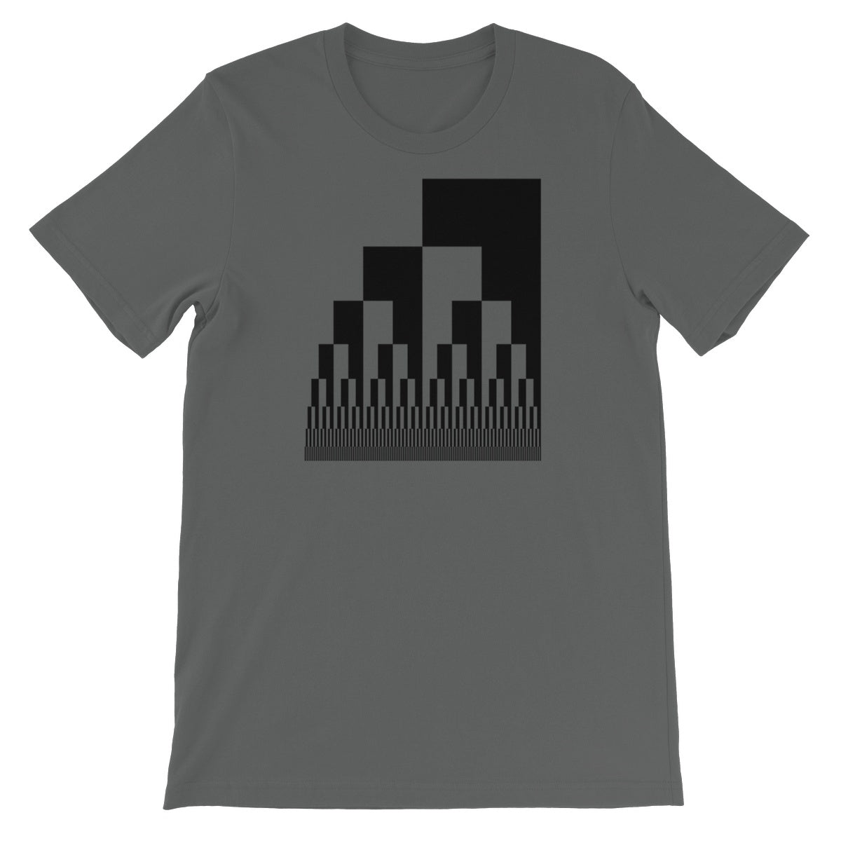 Binary Cascade Unisex Short Sleeve T-Shirt