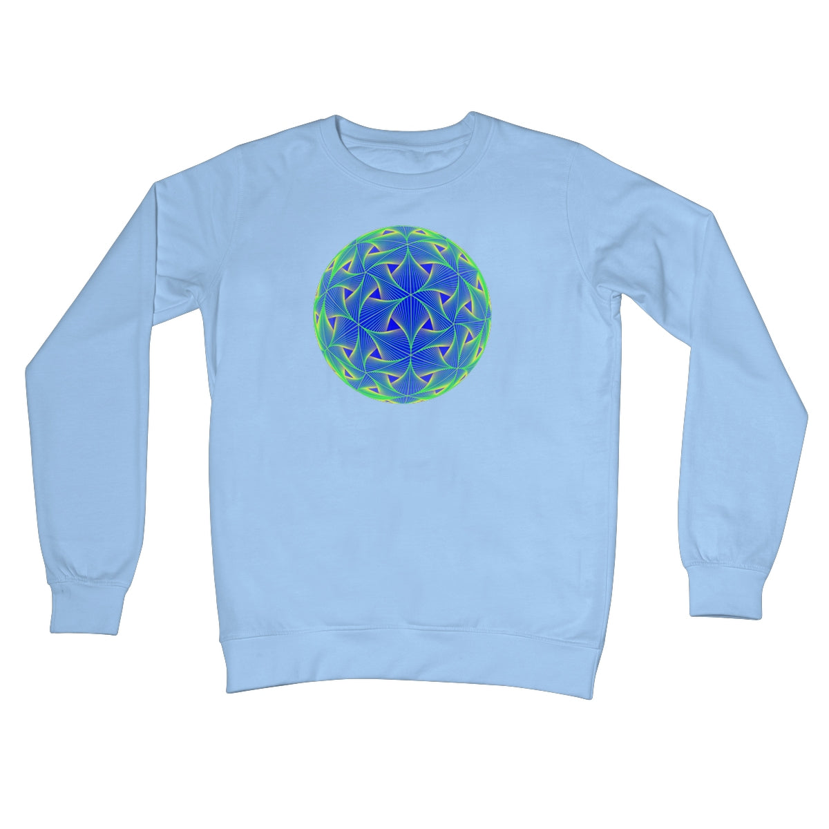 Diatom, Green Crew Neck Sweatshirt