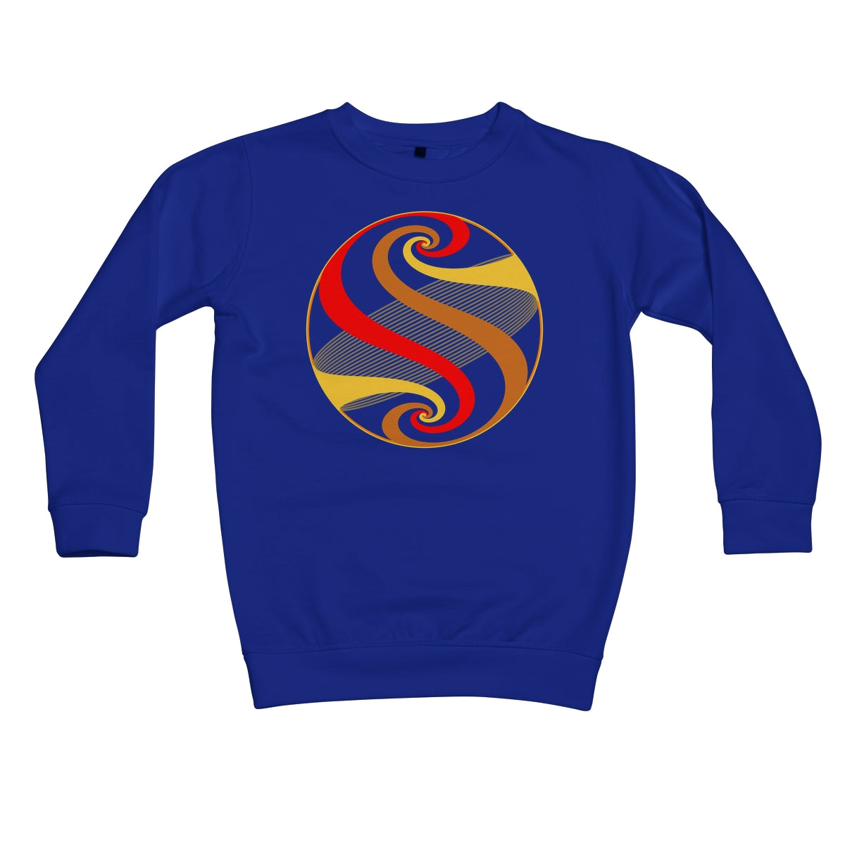 Möbius Flow, Dawn Sphere Kids Sweatshirt