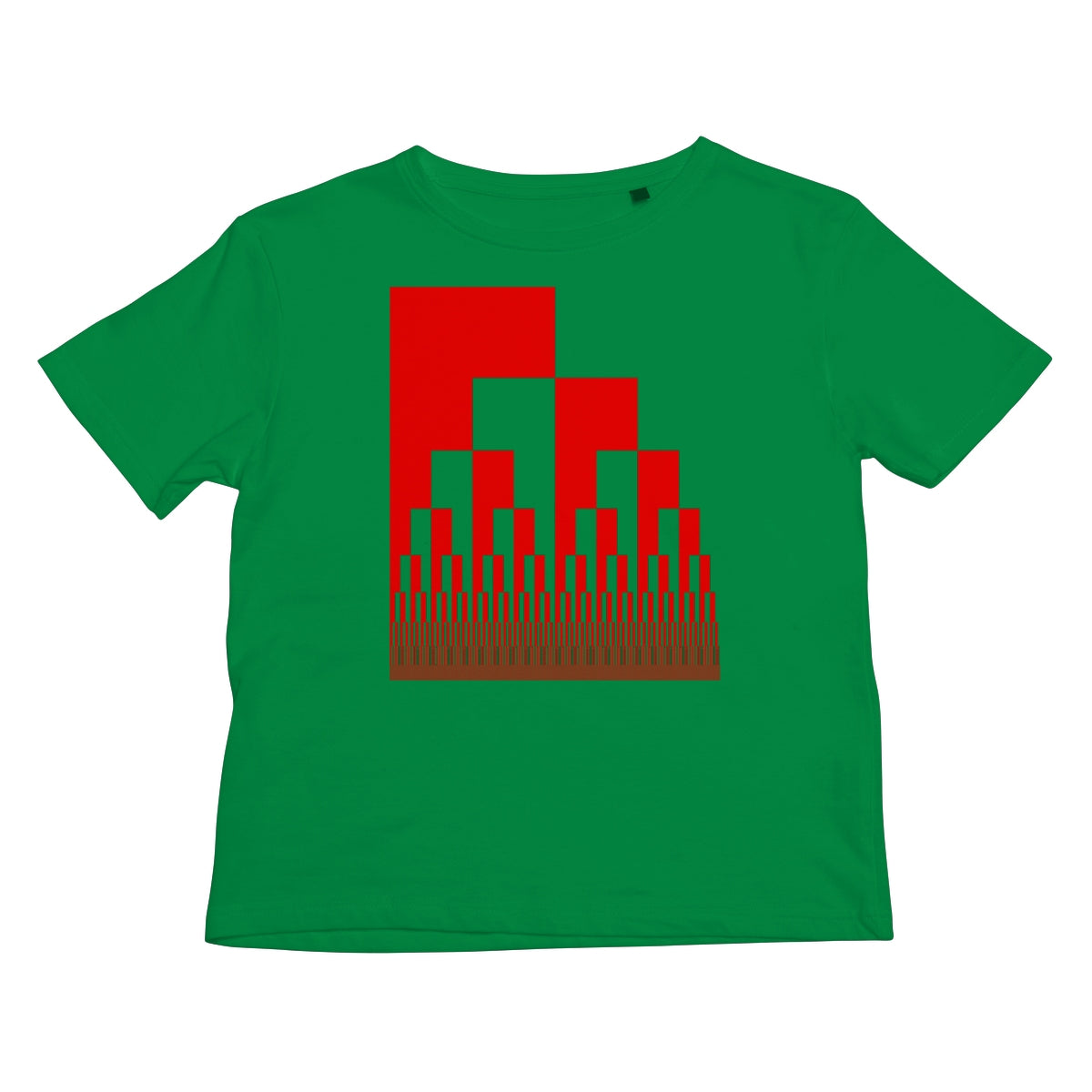 Binary Cascade, Red Kids T-Shirt