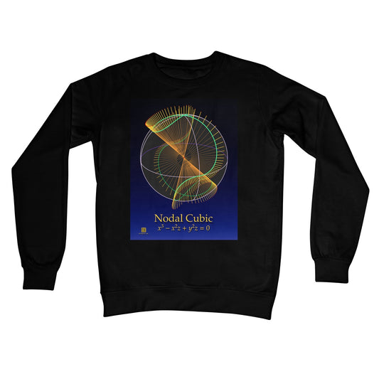 Projectivized Nodal Cubic Crew Neck Sweatshirt