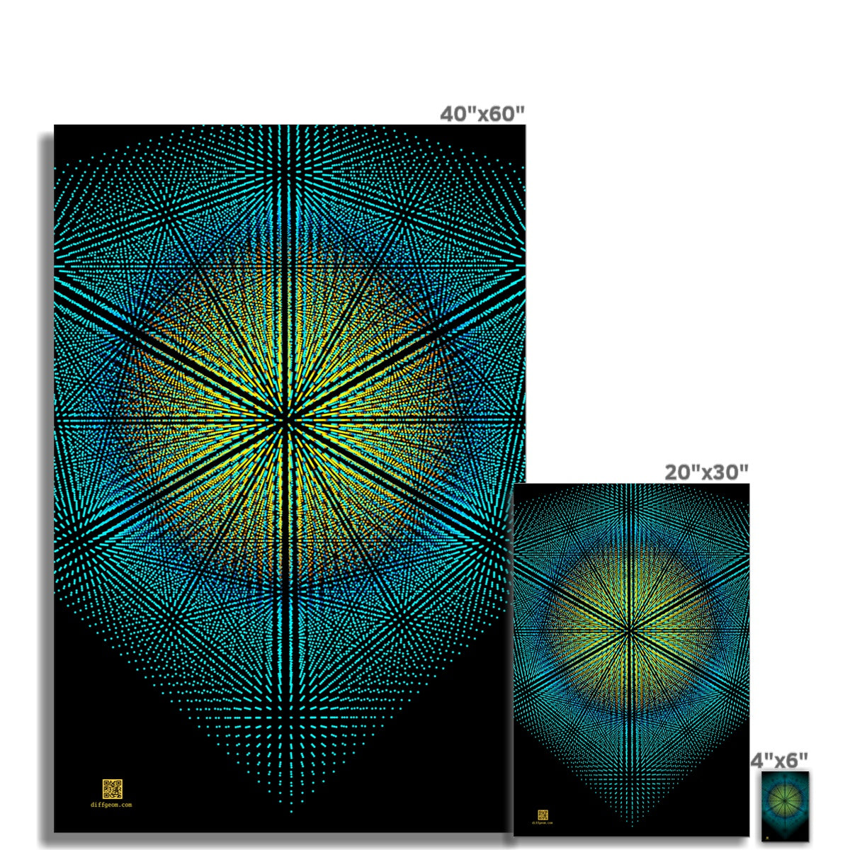 Crystallogram Wall Art Poster