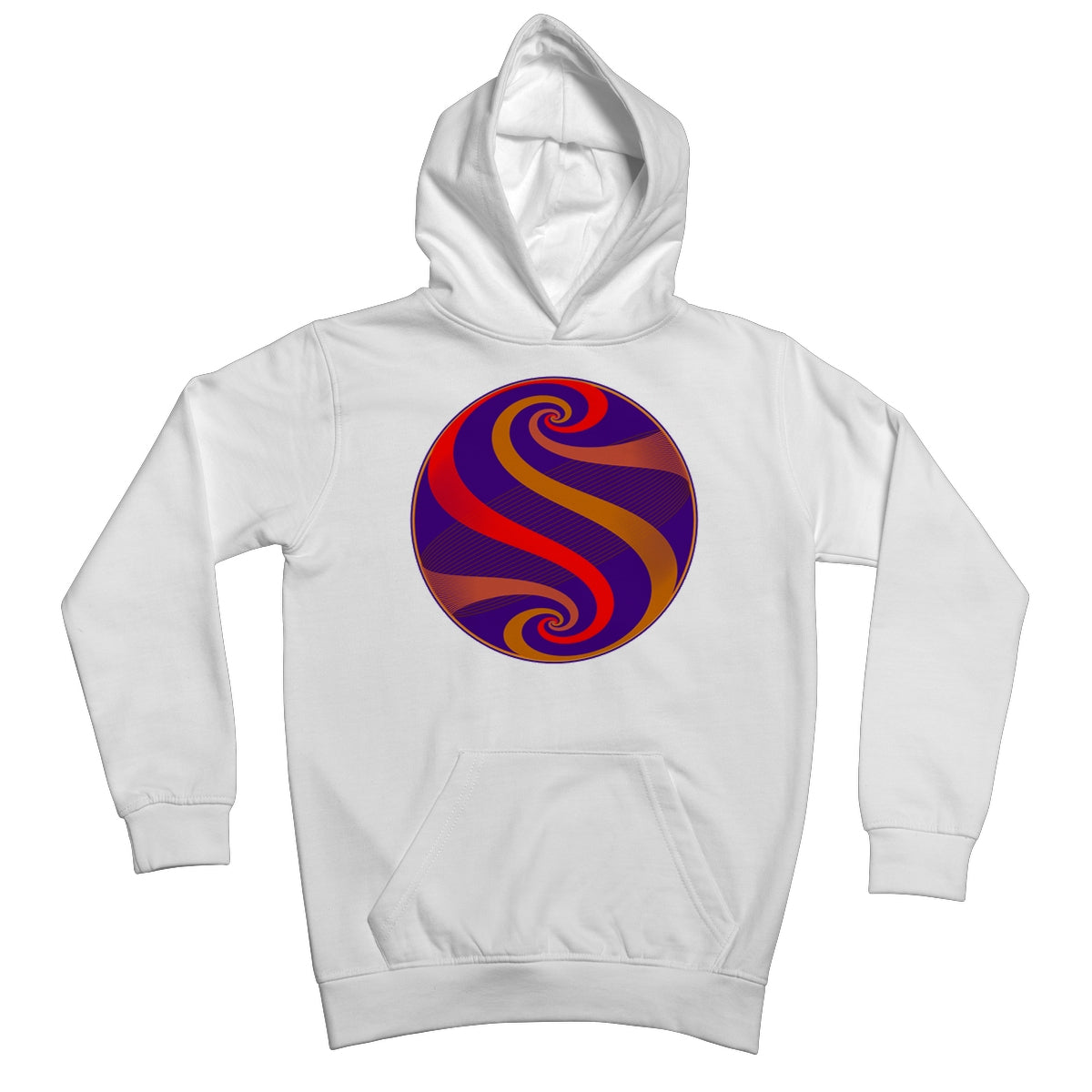 Möbius Flow, Dawn Globe Kids Hoodie