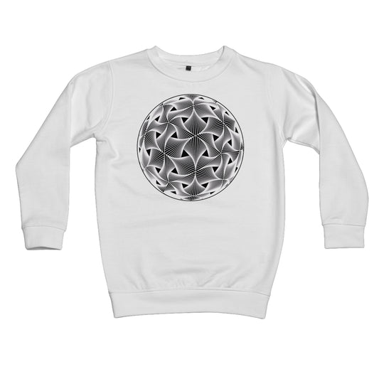 Diatom, White Kids Sweatshirt