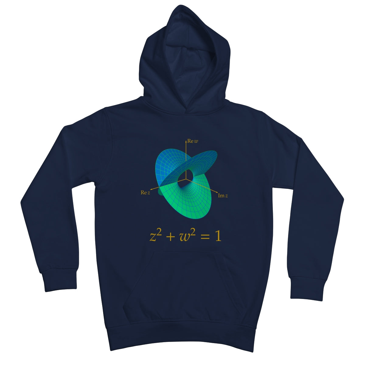 Complex Circle, 2 Slits Kids Hoodie