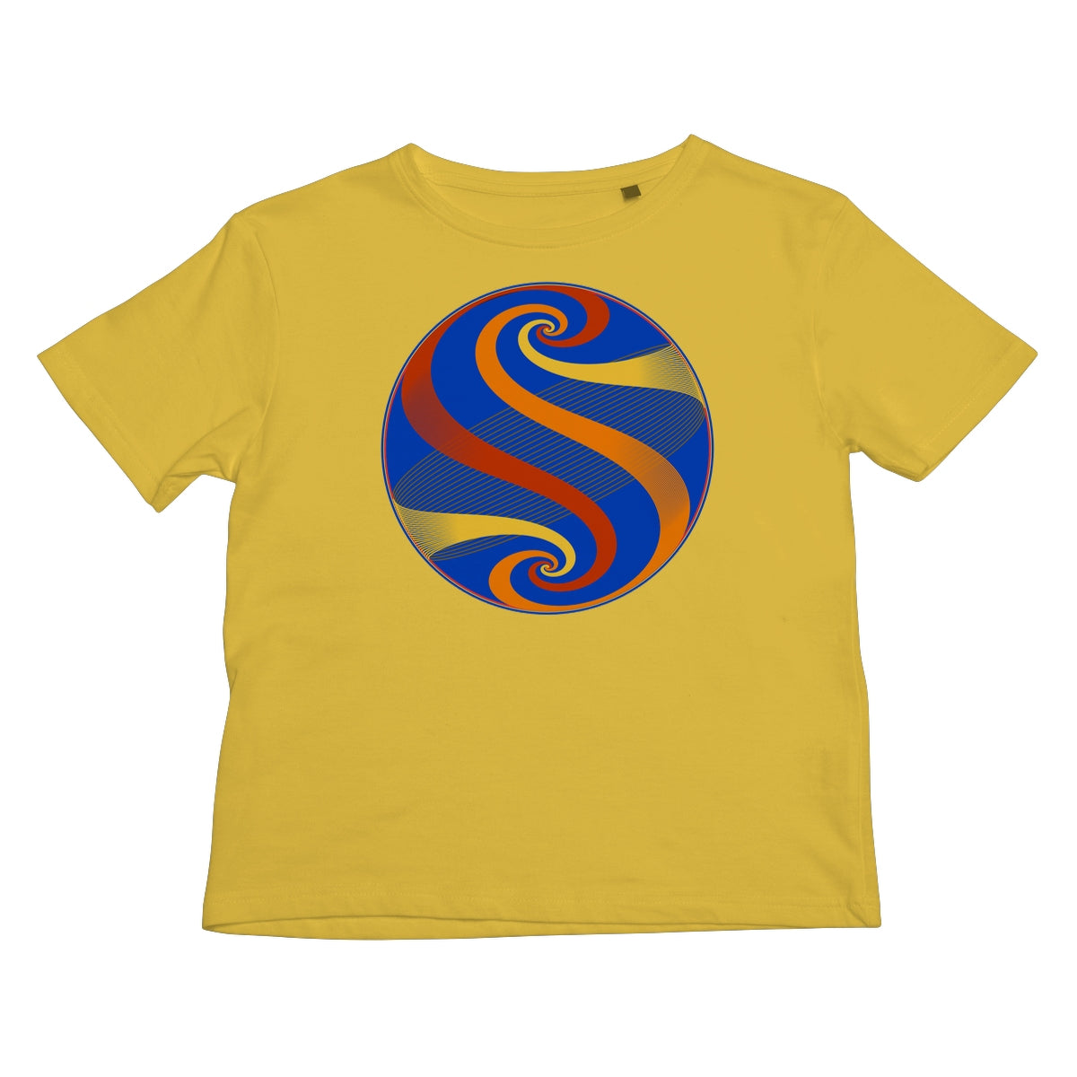 Möbius Flow, Autumn Globe Kids T-Shirt