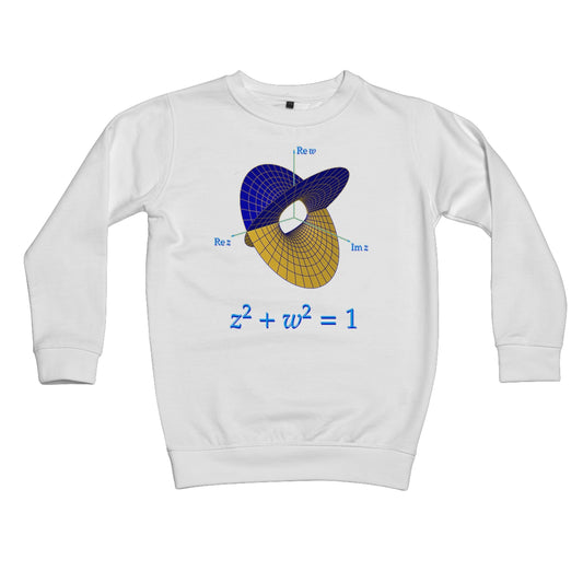 Complex Circle, 2 Slits Kids Sweatshirt