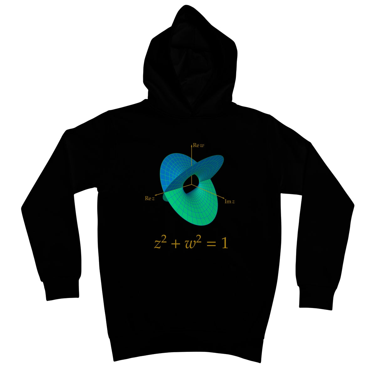 Complex Circle, 2 Slits Kids Hoodie