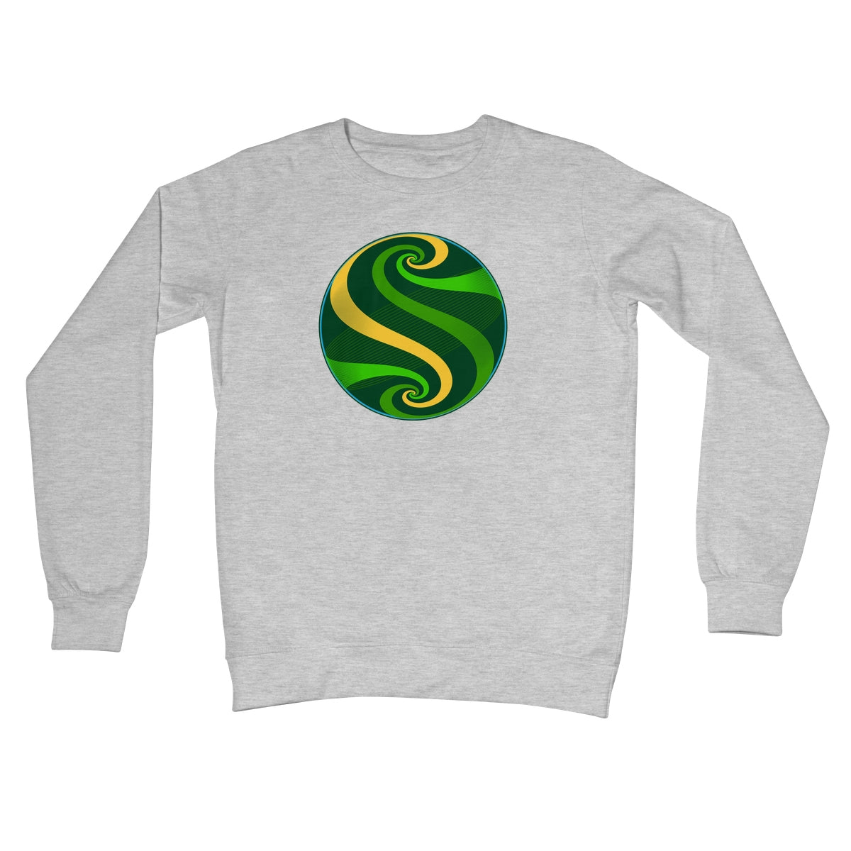 Möbius Flow, Pond Globe Crew Neck Sweatshirt