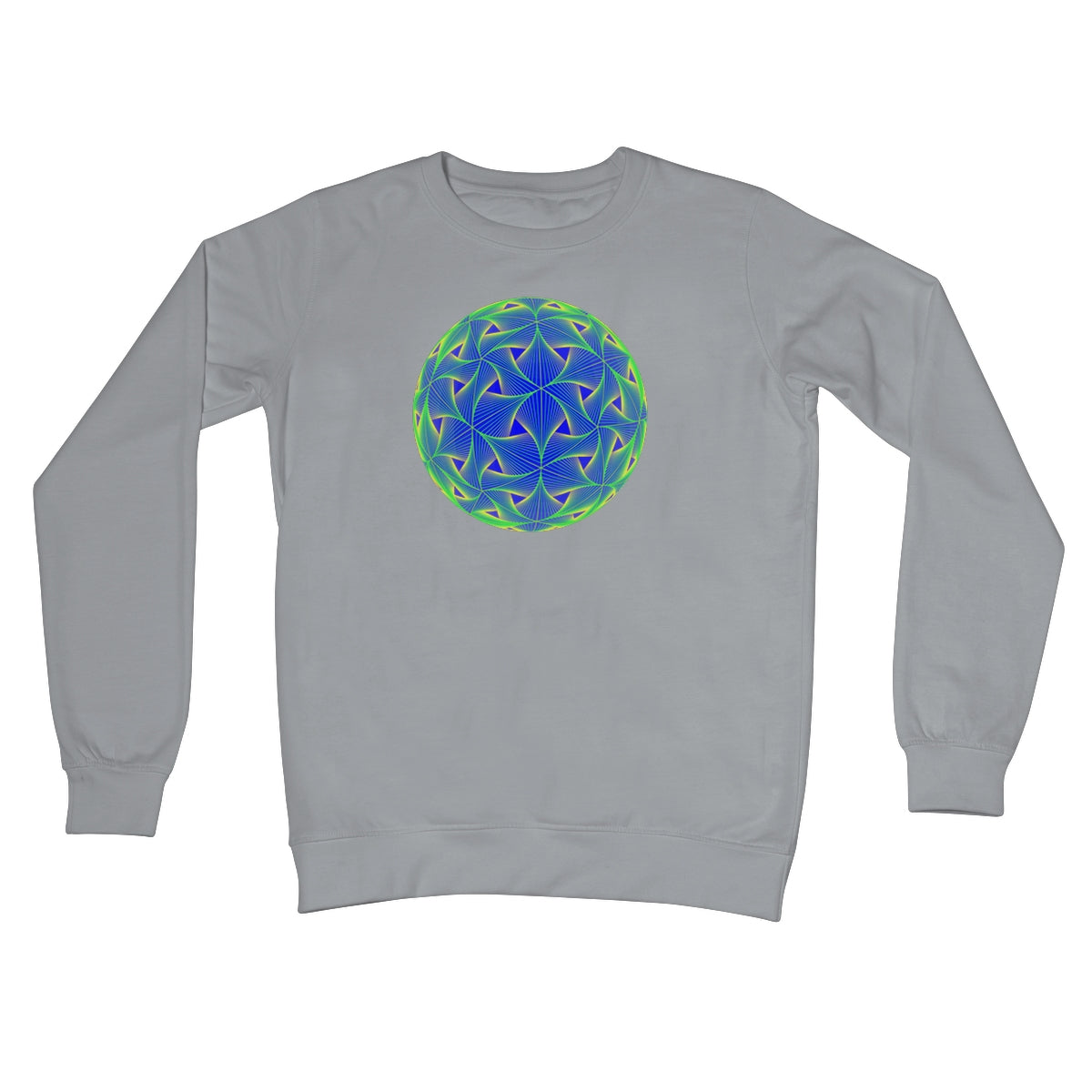 Diatom, Green Crew Neck Sweatshirt