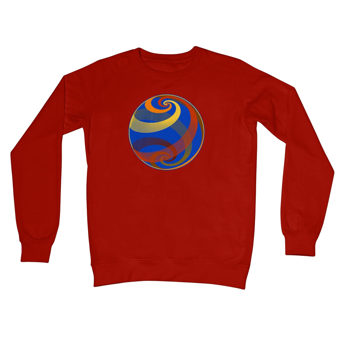 Loxodromes, Autumn Globe Crew Neck Sweatshirt