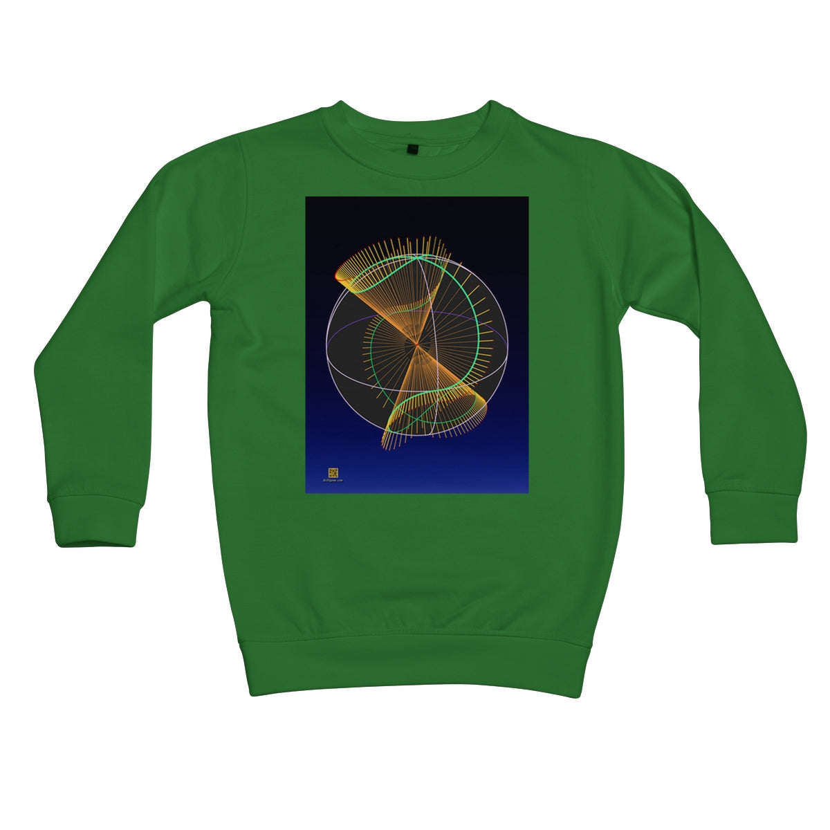 Projectivized Nodal Cubic Kids Sweatshirt