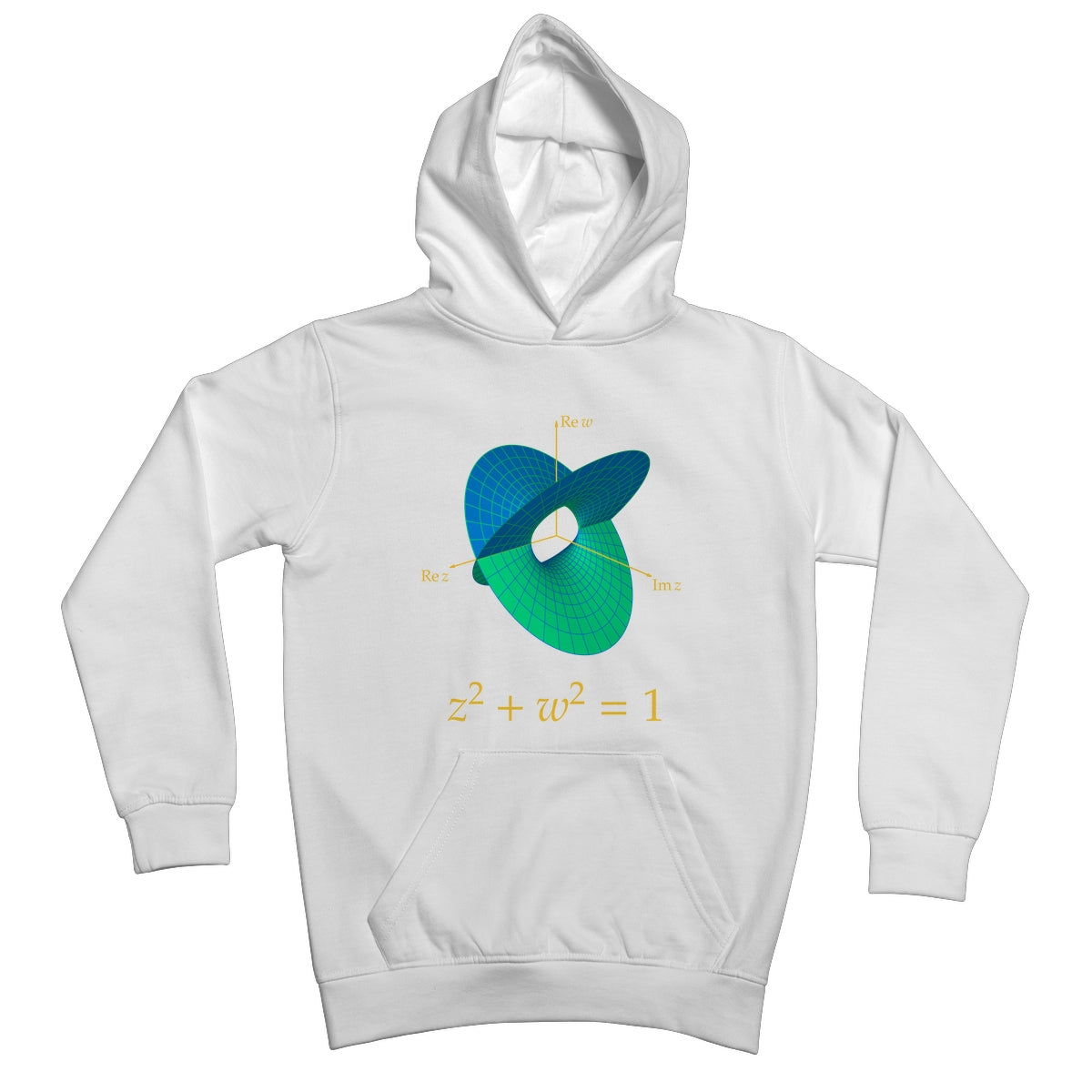 Complex Circle, 2 Slits Kids Hoodie