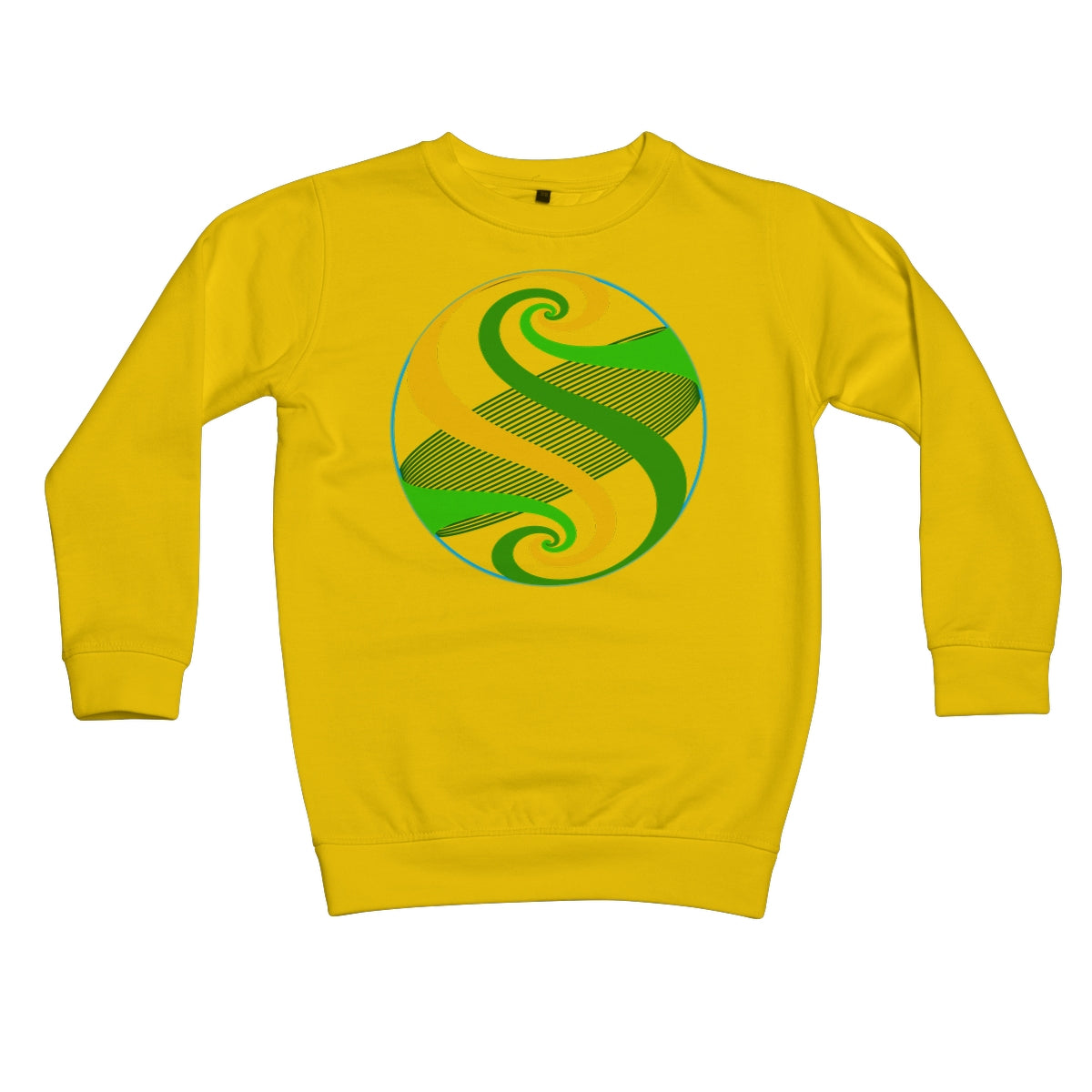 Möbius Flow, Pond Sphere Kids Sweatshirt