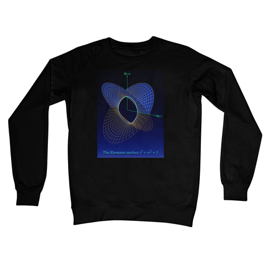 Complex Circle, 2 Slits Crew Neck Sweatshirt