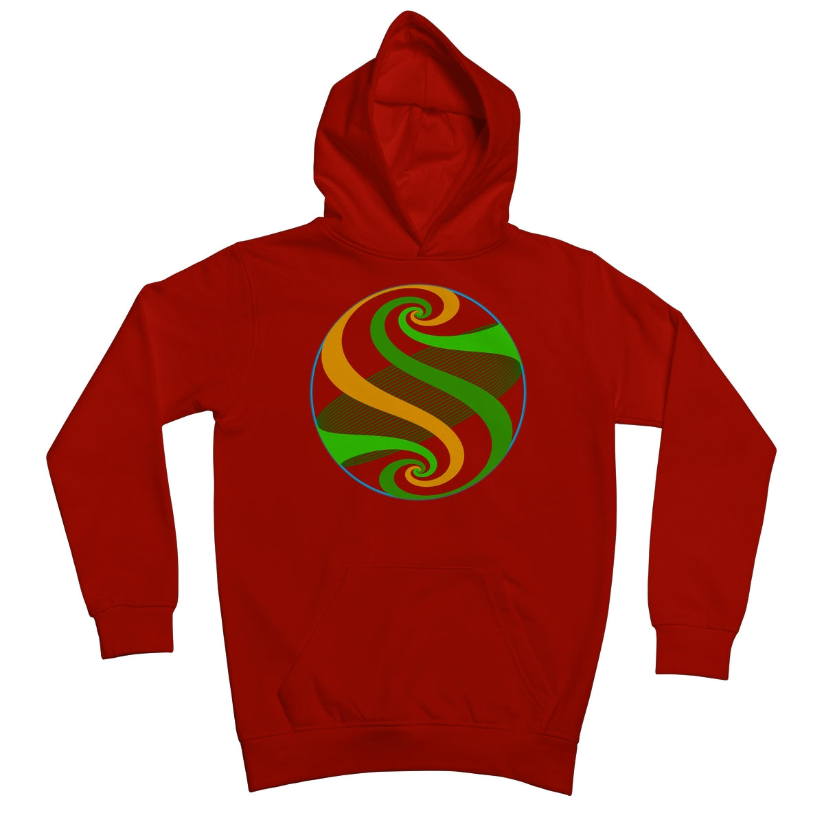 Möbius Flow, Pond Sphere Kids Hoodie