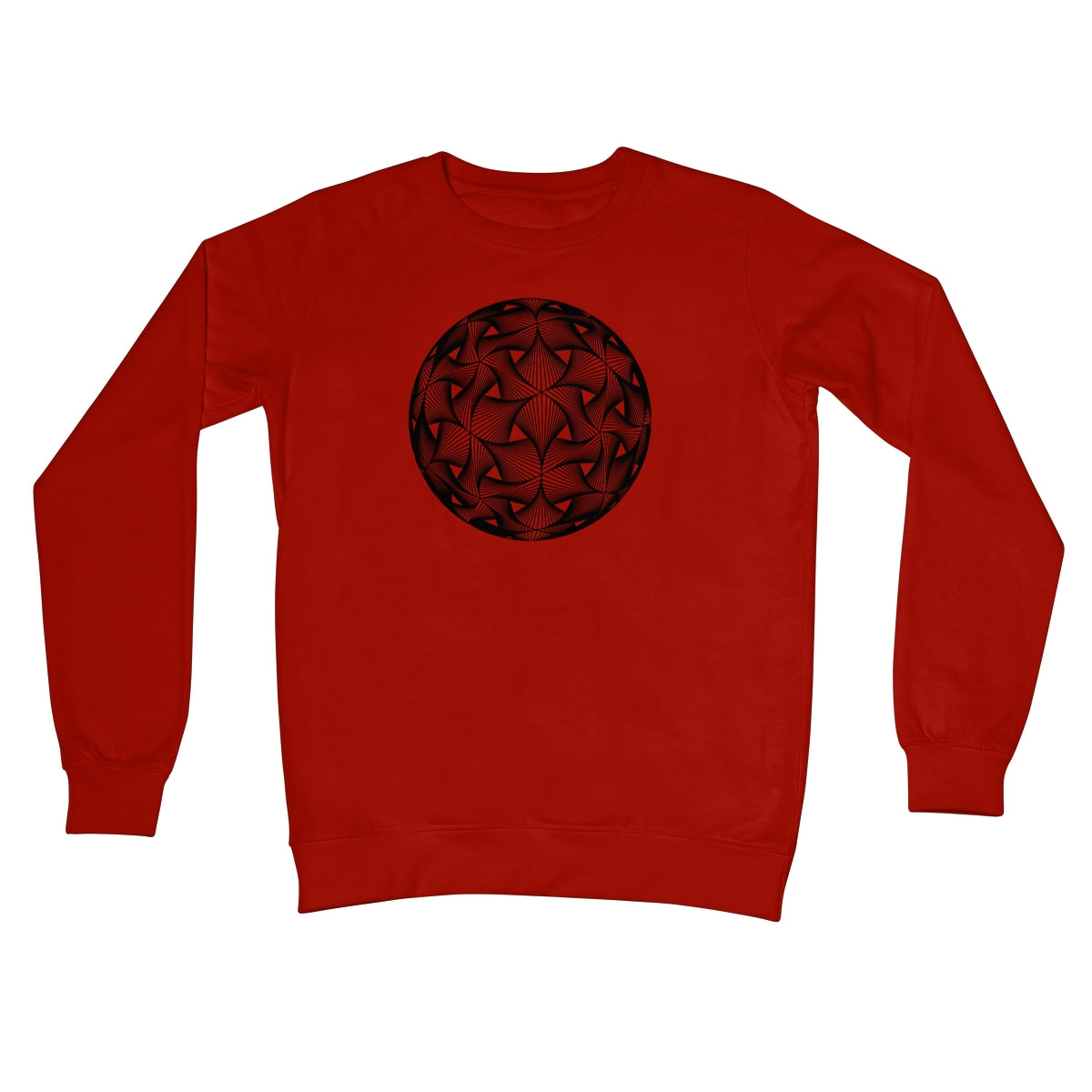 Diatom, Black Crew Neck Sweatshirt