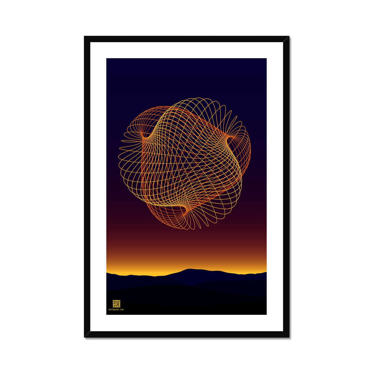 Luminography, Forge Framed & Mounted Print