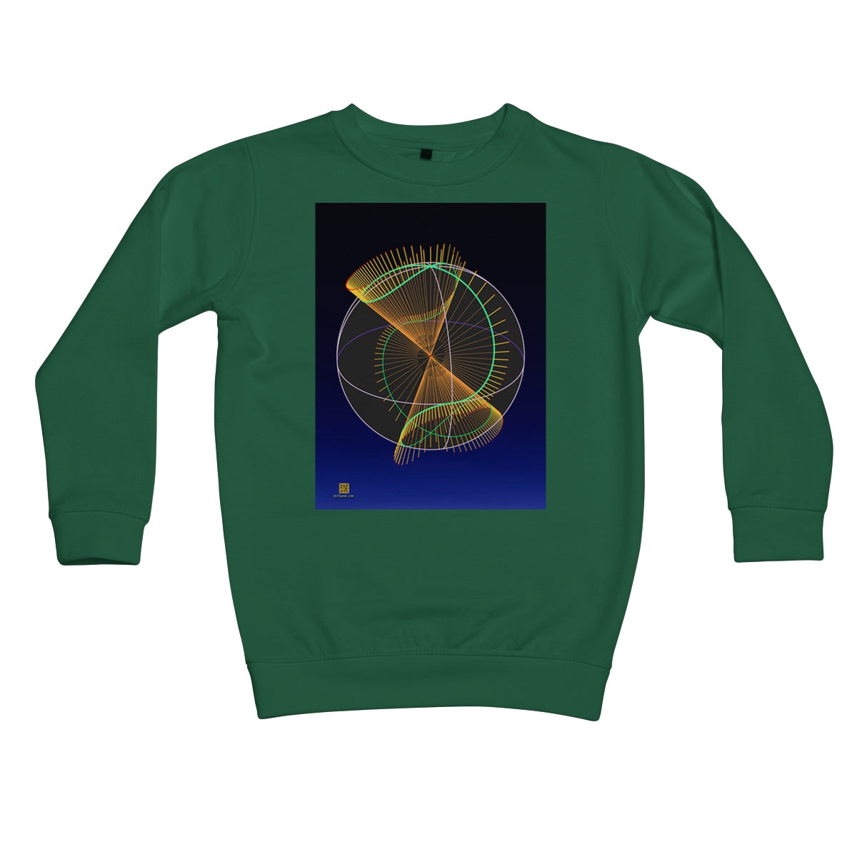 Projectivized Nodal Cubic Kids Sweatshirt