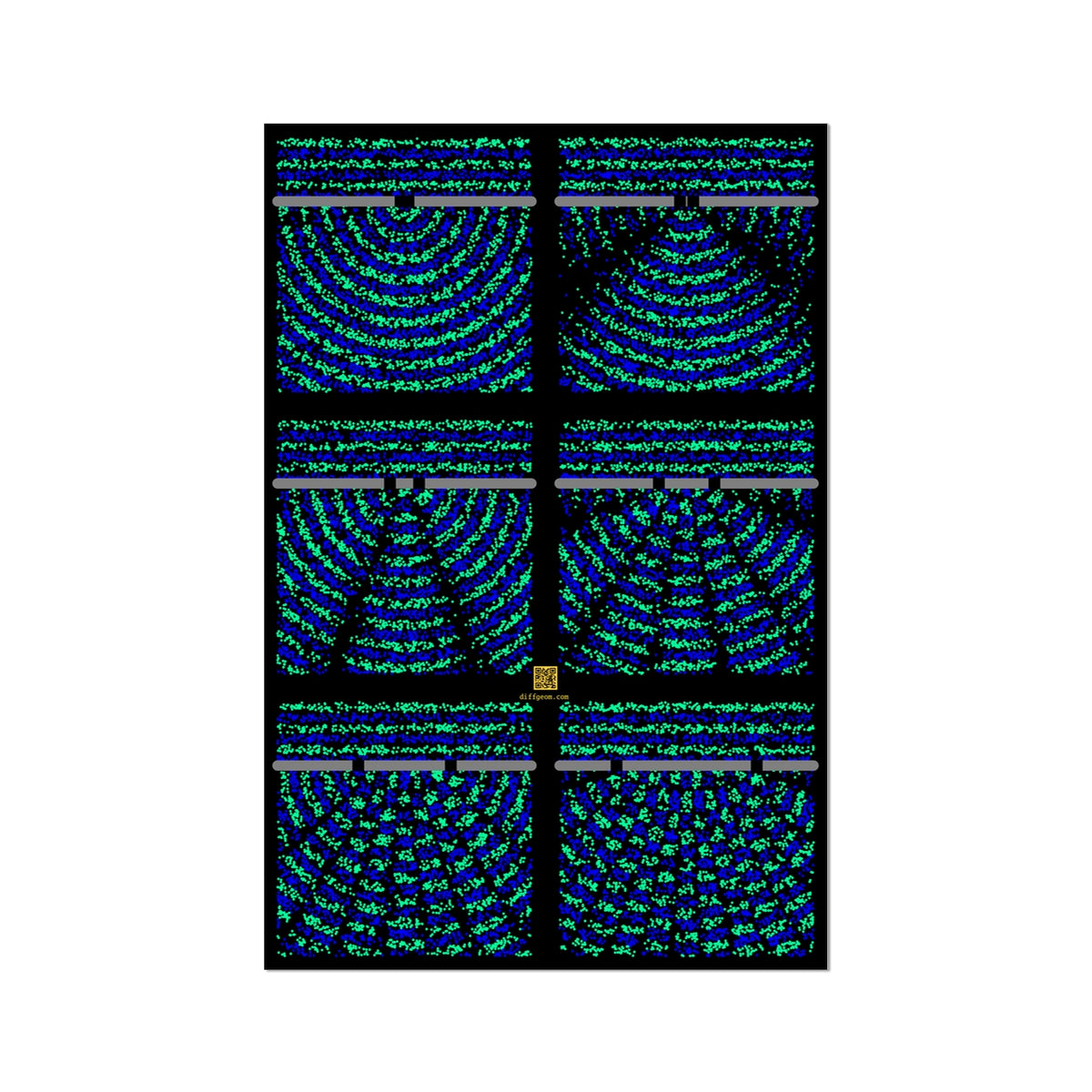 Double Slit Experiment Wall Art Poster