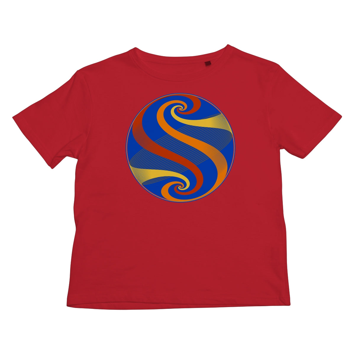 Möbius Flow, Autumn Globe Kids T-Shirt