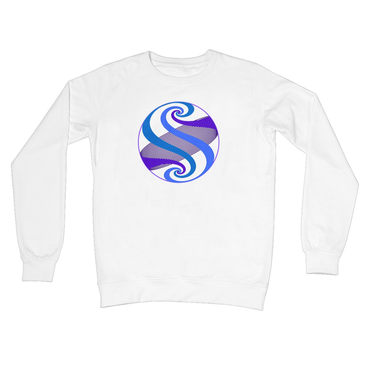 Möbius Flow, Twilight Sphere Crew Neck Sweatshirt