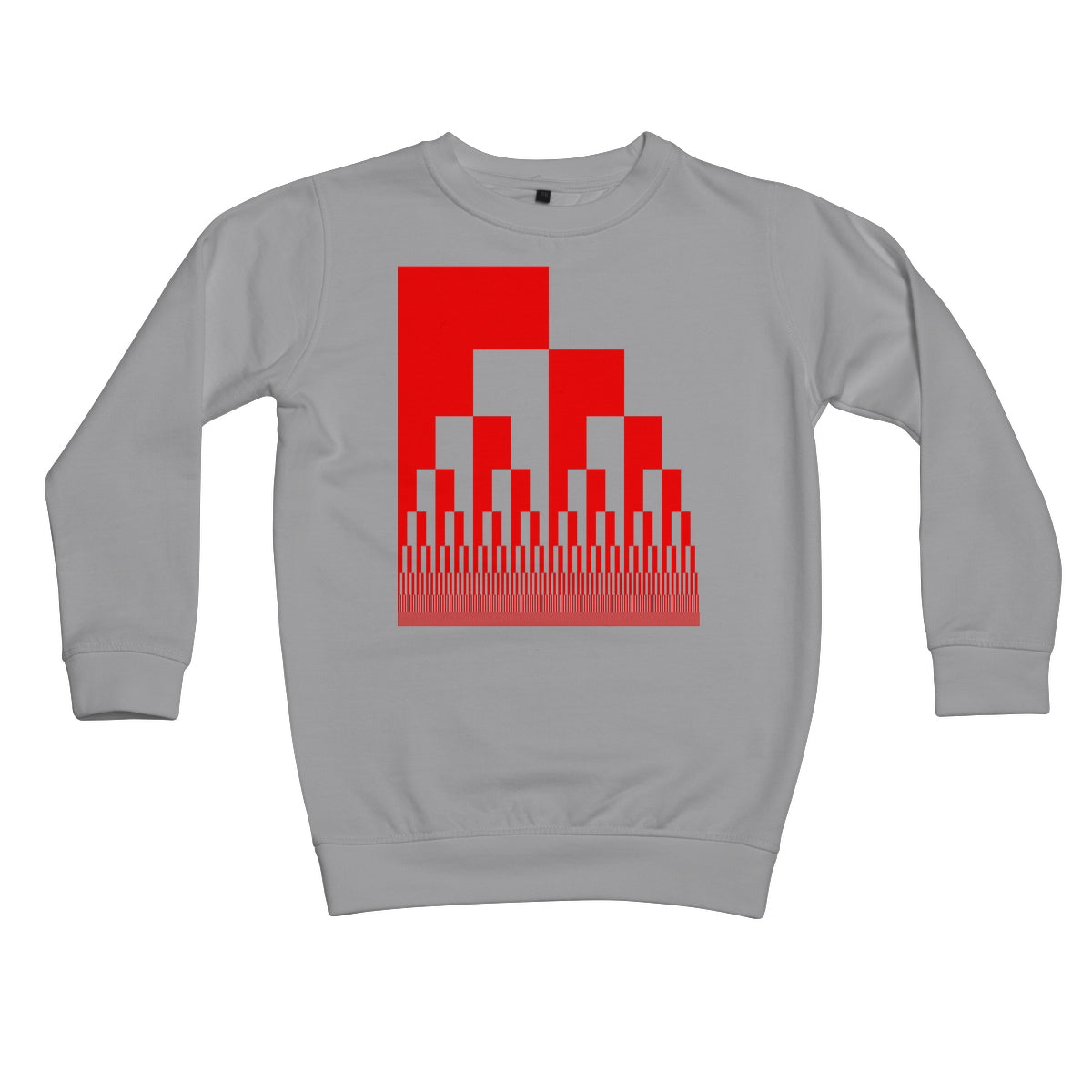 Binary Cascade, Red Kids Sweatshirt