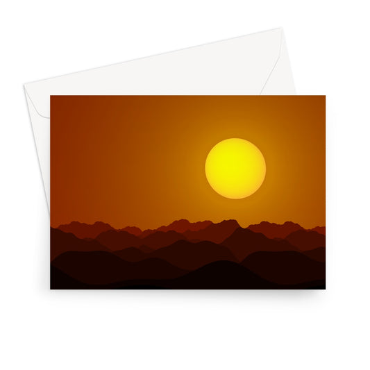 Nowhere-Differentiable, Sun Greeting Card
