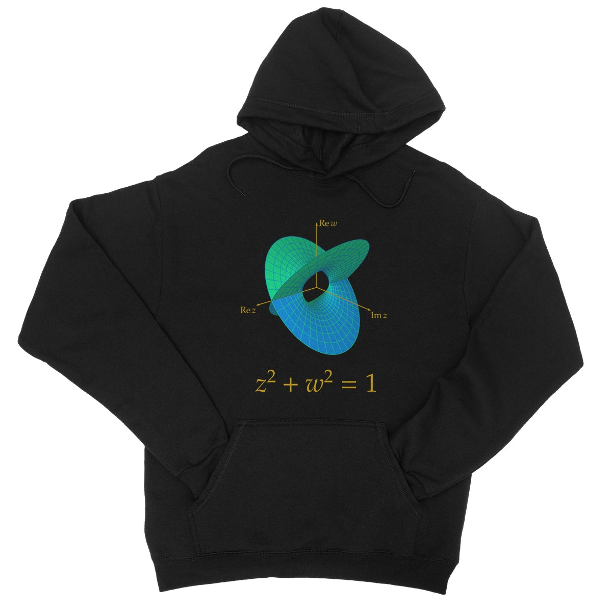 Complex Circle, 2 Slits College Hoodie