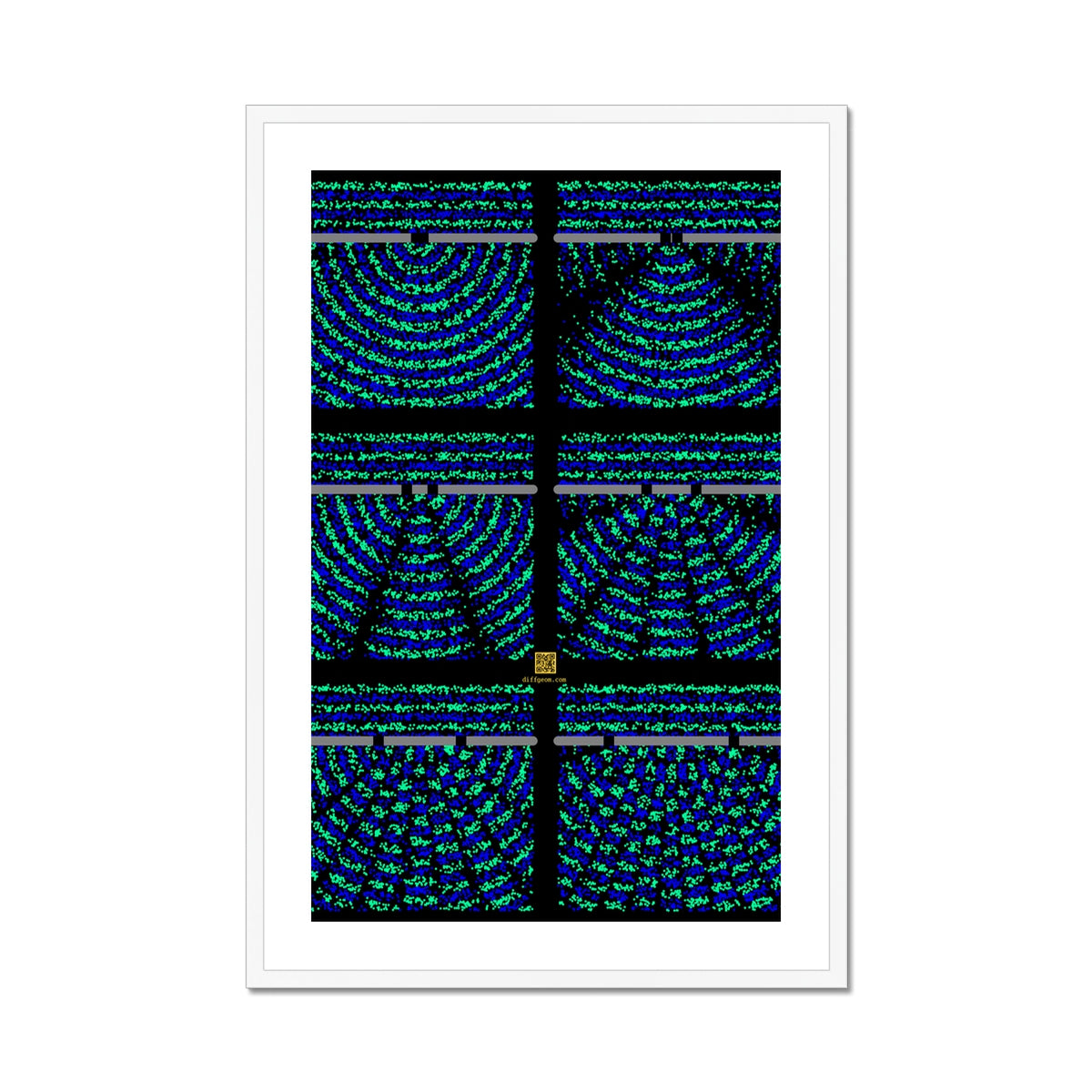 Double Slit Experiment Framed & Mounted Print