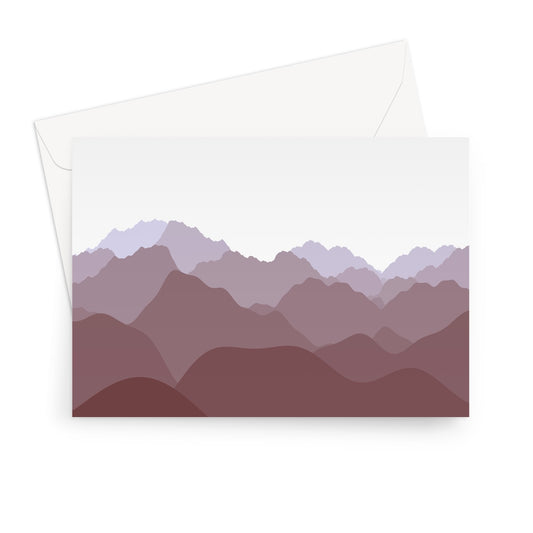Nowhere-Differentiable, Desert Greeting Card