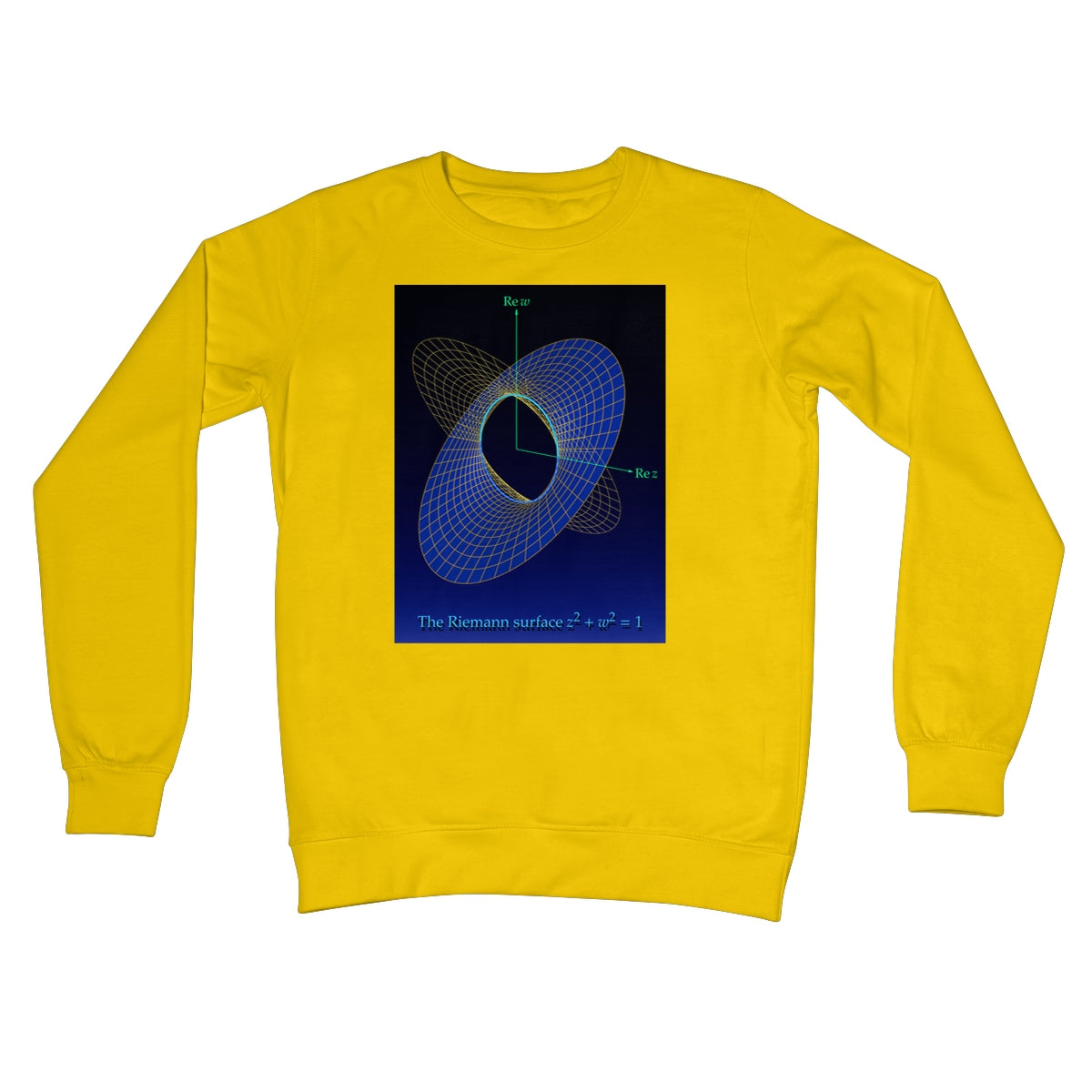 Complex Circle, 1 Slit Crew Neck Sweatshirt