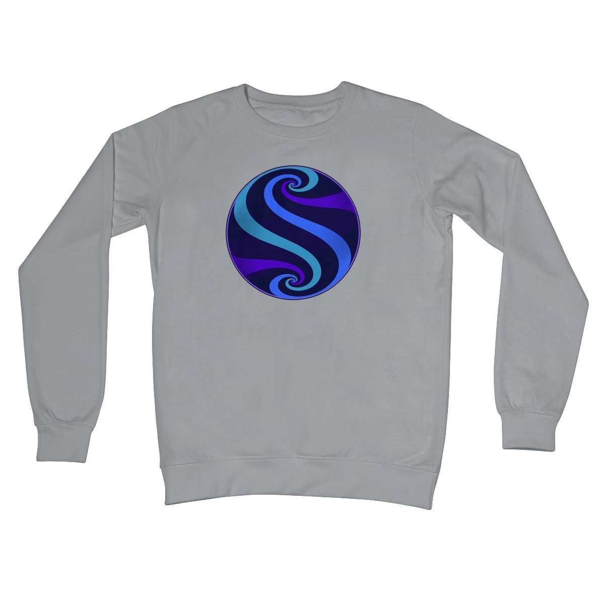 Möbius Flow, Twilight Globe Crew Neck Sweatshirt