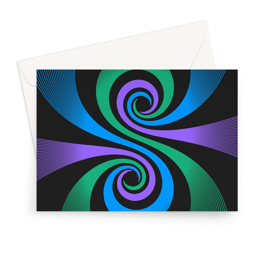 Tendrils, Aurora Greeting Card