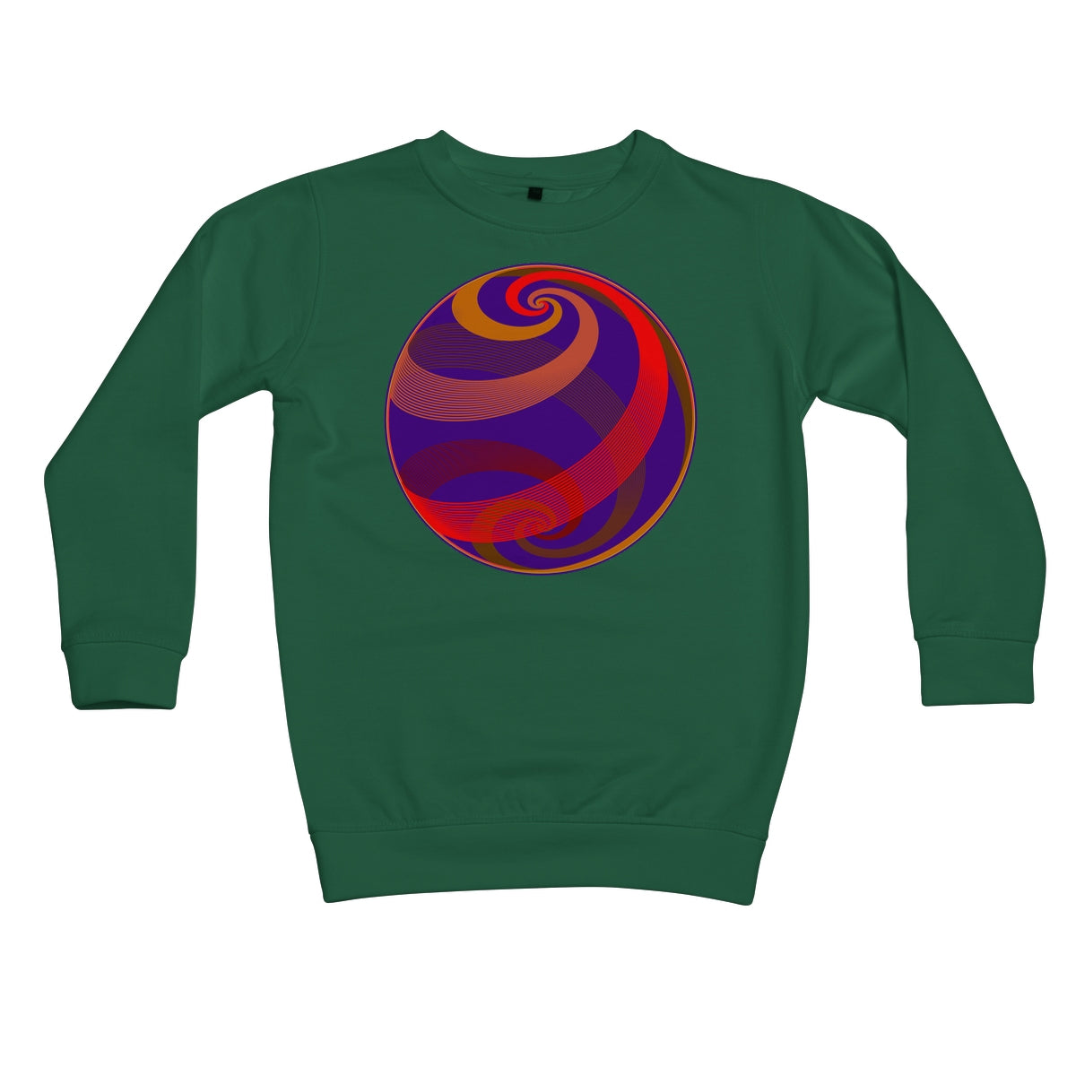 Loxodromes, Dawn Globe Kids Sweatshirt