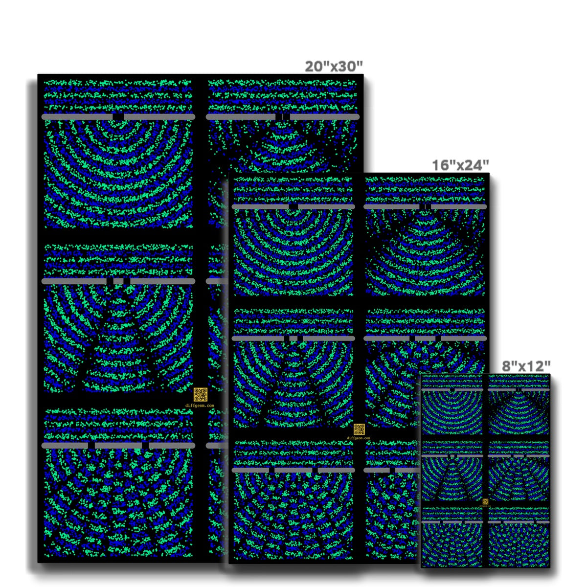 Double Slit Experiment Eco Canvas