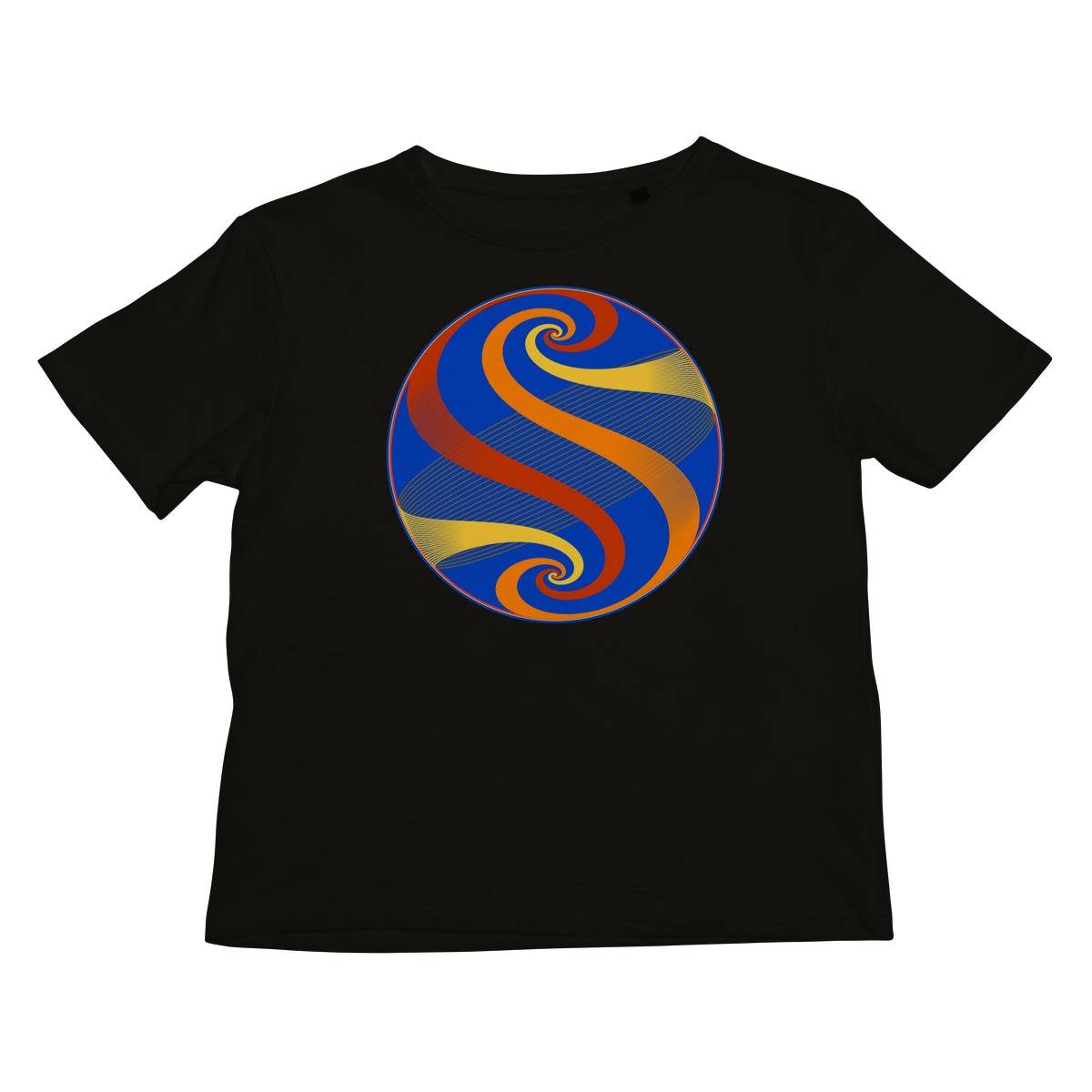 Möbius Flow, Autumn Globe Kids T-Shirt