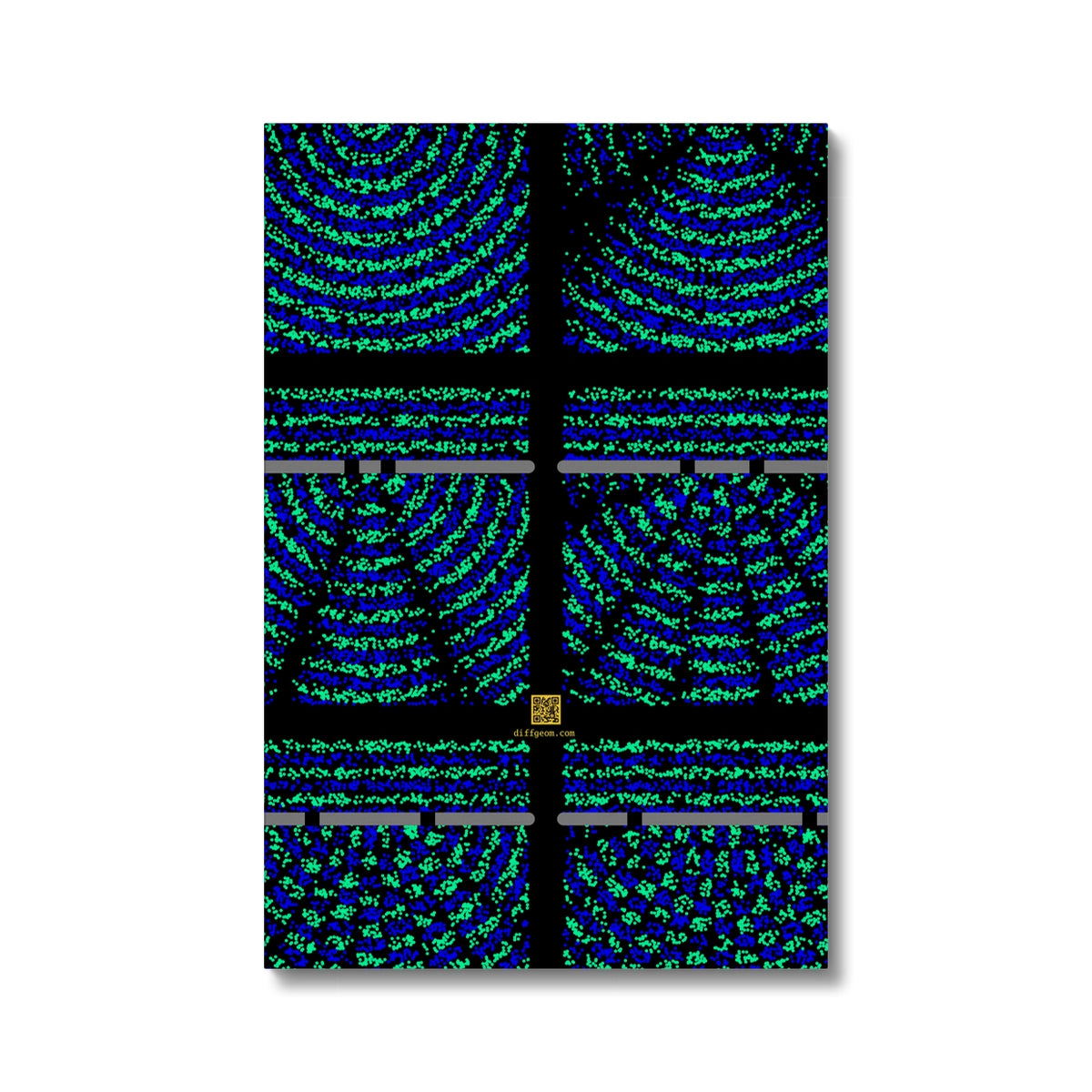 Double Slit Experiment Eco Canvas