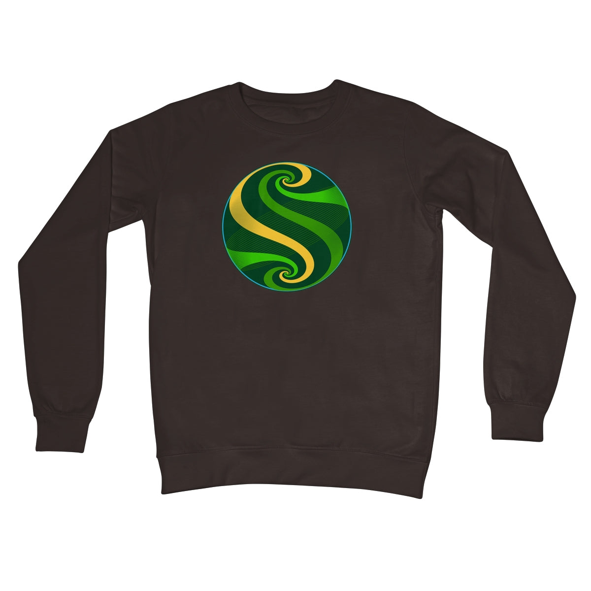 Möbius Flow, Pond Globe Crew Neck Sweatshirt