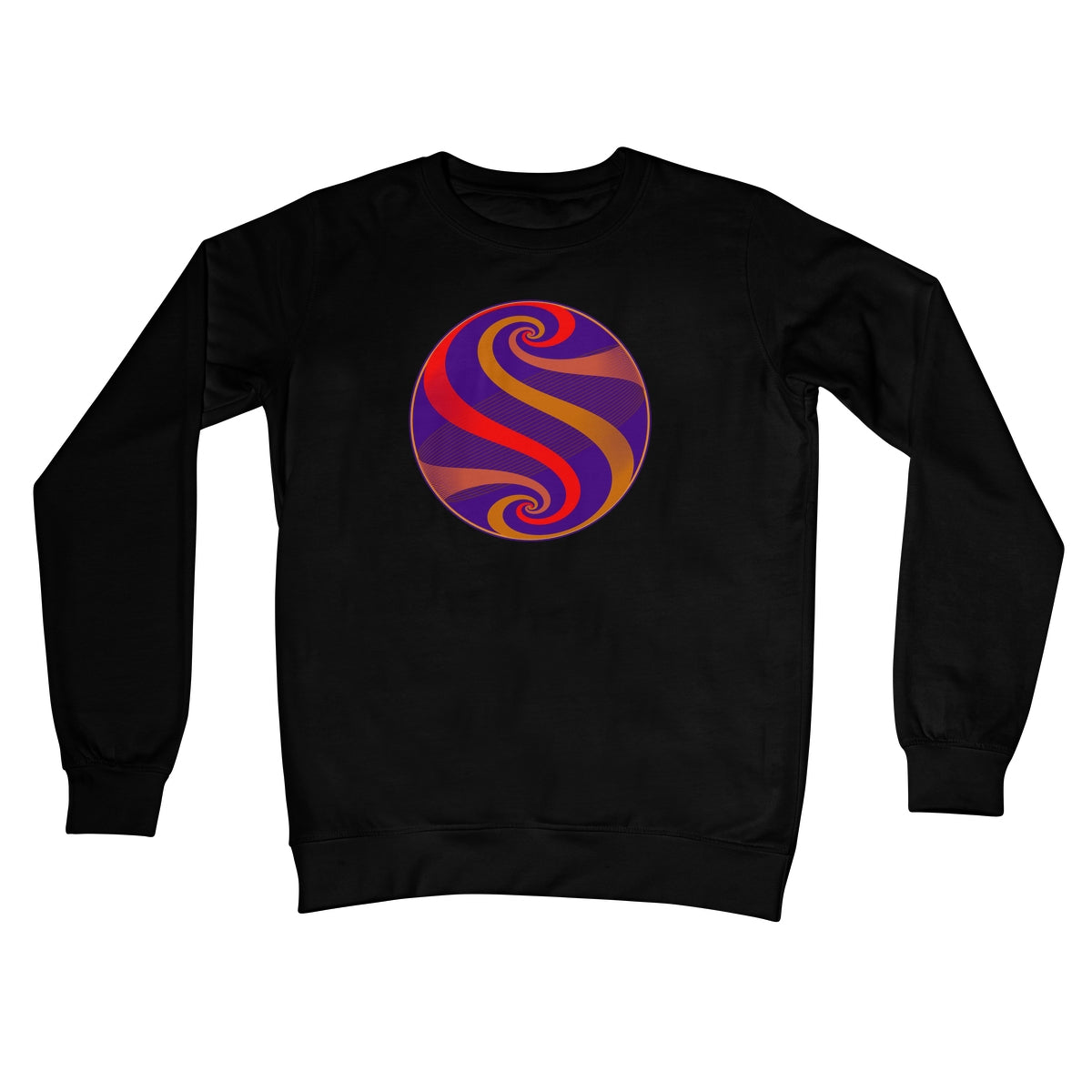 Möbius Flow, Dawn Globe Crew Neck Sweatshirt