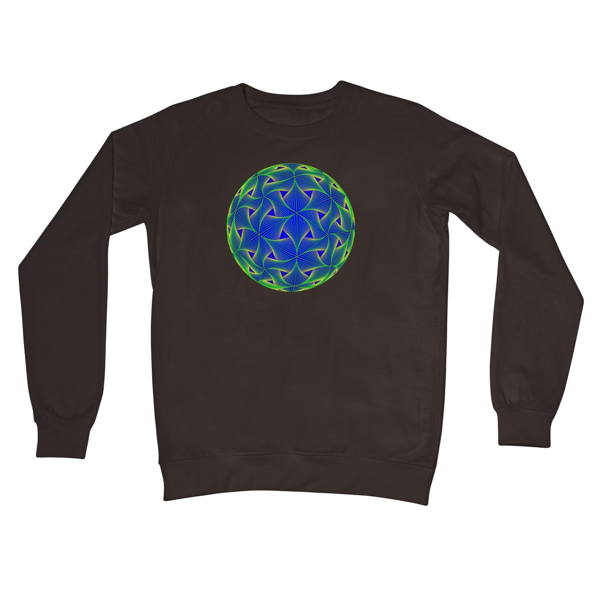 Diatom, Green Crew Neck Sweatshirt