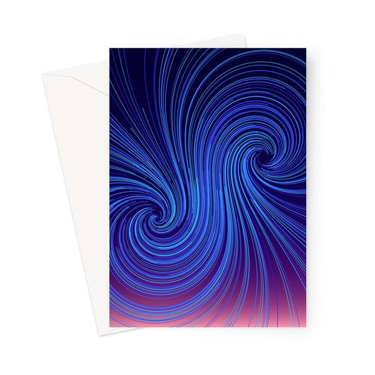 Polar Orbits, Dawn Greeting Card