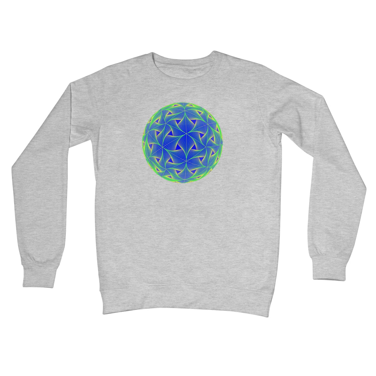 Diatom, Green Crew Neck Sweatshirt