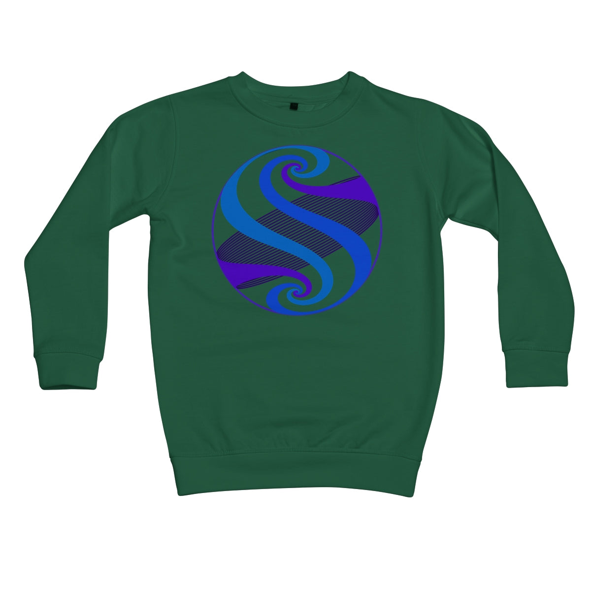 Möbius Flow, Twilight Sphere Kids Sweatshirt